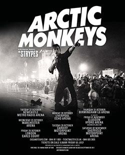 Arctic Monkeys - 2013 UK Tour Poster