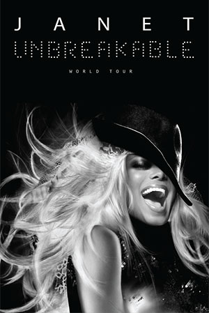 Janet Jackson 2016 UK Tour Poster