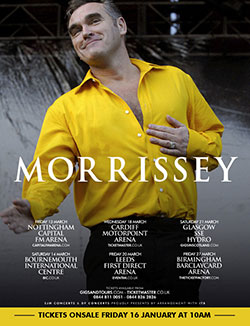 Morrissey 2015 UK Tour Poster